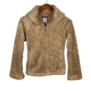 Patagonia Synchilla Curly-Q Fleece Jacket Full Zip Brown Fawn Women’s XS